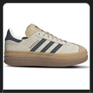 Adidas Gazelle women’s  Beige and Blue Sneakers